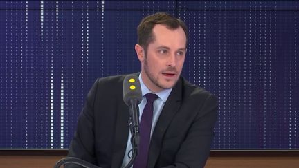 L'eurodéputé RN, Nicolas Bay, sur franceinfo le jeudi 20 février 2020. (FRANCEINFO / RADIOFRANCE)