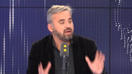 Alexis Corbière, député La France insoumise, sur franceinfo mardi 12 février. (FRANCEINFO)