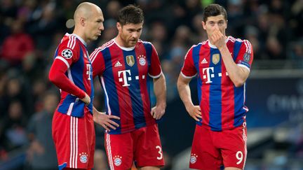 Arjen Robben, Xabi Alonso et Robert Lewandowski (Bayern Munich) (SVEN HOPPE / DPA)