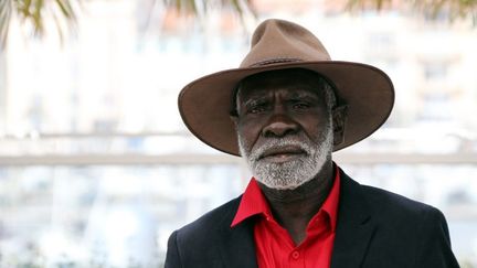 L'acteur aborigène australien interprète le rôle principal dans "Charlie's Country" de Rolf de Heer ("Un Certain Regard"). Sa longue carrière l'a amené à l'affiche de "Australia", "Jusqu'au bout du monde", "Le chemin de la Liberté", "Dark Age", "La dernière vague", "Crocodile Dundee" ou "10 canoës, 150 lances et 3 épouses"
 (LOIC VENANCE / AFP )