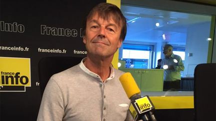 &nbsp; (Nicolas Hulot répond aux questions du comité climat de France Info © Radio France)