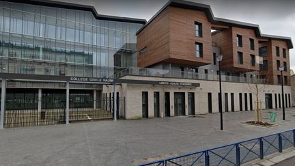 L'entrée du collège&nbsp;Gisèle Halimi à&nbsp; Aubervilliers (Seine-Saint-Denis).
 (GOOGLE STREET VIEW)