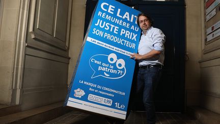 Nicolas Chabanne, le fondateur de "C'est qui le patron" le 5 septembre 2018.&nbsp; (YANN FOREIX / MAXPPP)