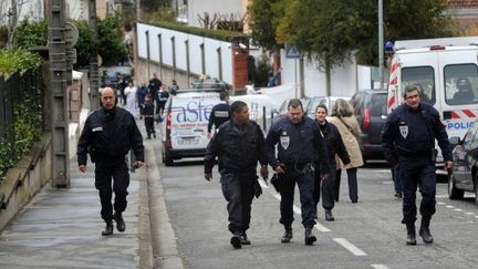 Les lieux de la fusillade à Toulouse (19 mars 2012) (ERIC CABANIS / AFP)