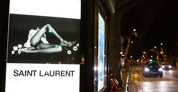 L'une des affiches de Saint Laurent incriminées.
 (Scott Garfitt/Shutterst/SIPA)