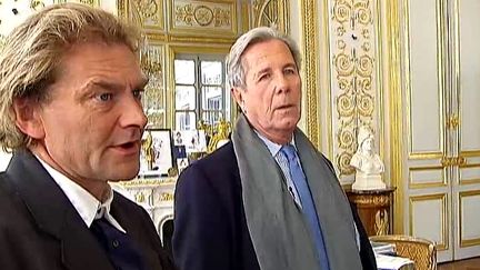 Jean-Marie Roughol et Jean-Louis Debré au Conseil Constitutionnel
 (France2/culturebox)