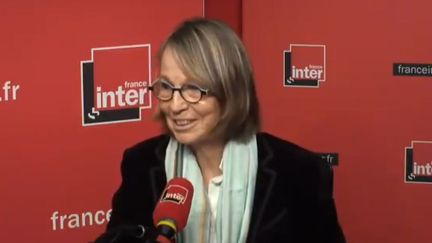 Françoise Nyssen, la ministre de la Culture, sur France Inter le 7 mars. (RADIO FRANCE)