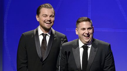 &nbsp; (DiCaprio, à gauche et Jonah Hll a droite ont joué dans le même film. L'un a empoché 25 millions de dollars, l'autre 60.000 © REUTARS)