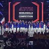 L'équipe de France défile lors de la cérémonie d'ouverture des Worldskills 2024 à Lyon, le 10 septembre 2024. (MAXIME JEGAT / MAXPPP)