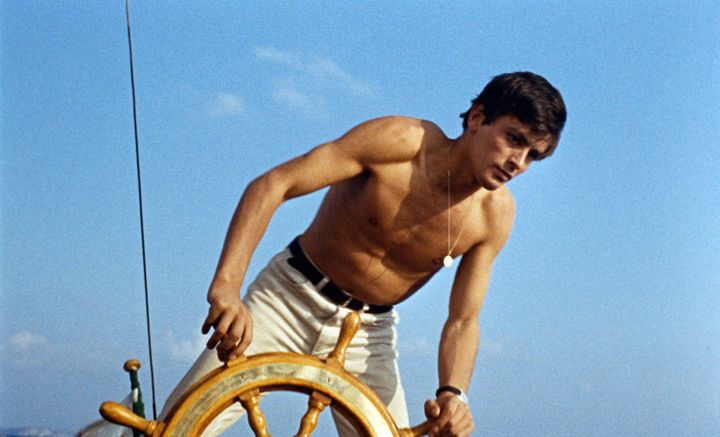 Alain Delon dans un de ses premiers grands rôles, dans le film "Plein Soleil" du réalisateur René Clément (1960). (CARLOTTA FILMS)