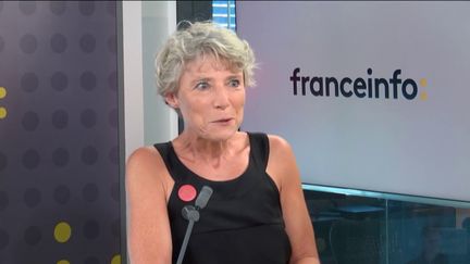 Corinne Menegaux, la directrice de l'Office du tourisme et des congrès de Paris, invitée de franceinfo vendredi 18 septembre 2020. (FRANCEINFO / RADIOFRANCE)