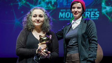 Emil Ferris, lauréate du Fauve d'or au 46 Festival de la bande-dessinée d'Angoulême, le 26 janvier 2019
 (Yohan BONNET / AFP)