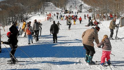 La station de ski de&nbsp;Prat-Peyrot se situe dans le massif du Mont-Aigoual. (MAXPPP)