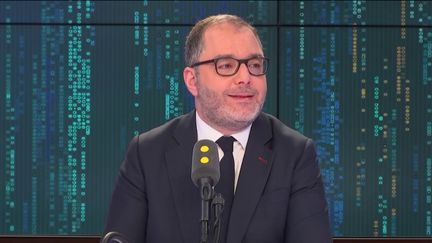 Rachid Temal, sénateur PS du Val d'Oise, le 26 janvier 2019. (RADIO FRANCE / FRANCEINFO)