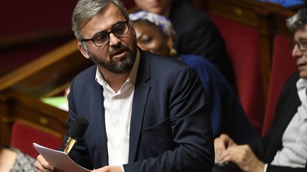 Le député de La France insoumise, Alexis Corbière, le 16 janvier 2018. (ERIC FEFERBERG / AFP)