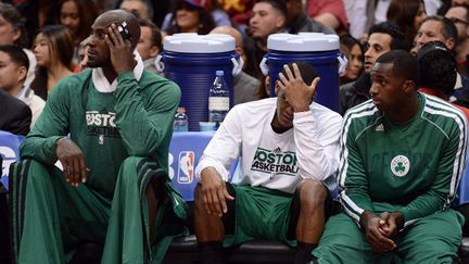 Garnett, Rondo et Bass incrédules face aux performances médiocres de leur Celtics