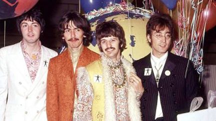 Les Beatles le 1er juin 1967 à Londres, lors d’une séance d’enregistrement. 
 (PA / AP /SIPA)