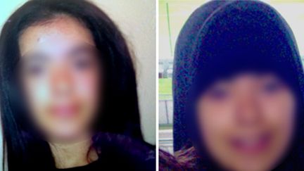 &nbsp; (Ces photos d'Assia ont été floutées car elle a été retrouvée © La gendarmerie pour le document original)