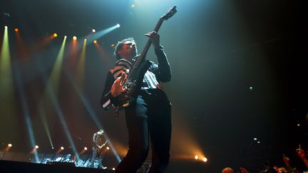 Matthew Bellamy, le chanteur et guitariste de Muse en concert à Amsterdam
 (EPA/MAXPPP)