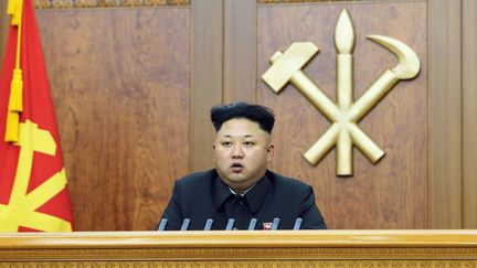 &nbsp; (Dans son discours de Nouvel An, Kim Jong-Un se dit ouvert à des discussions "au plus haut niveau" avec la Corée du Sud © REUTERS/KCNA)