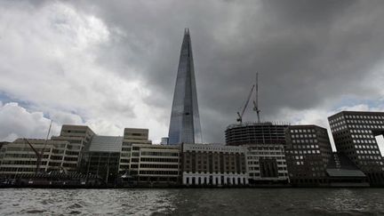 Shard, la tour la plus haute d&#039;Europe, inaugurée à Londres juste avant l&#039;ouverture des JO
 (Lefteris Pitarakis/AP/SIPA)