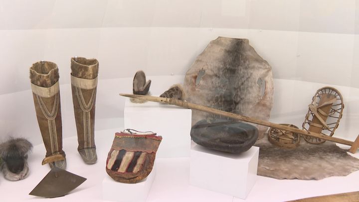 Espace "s'aventurer dans le monde des Inuits" au musée océanographique de Monaco (France 3 PACA)