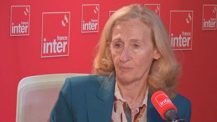 Nicole Belloubet, Minister of National Education, February 13, 2024 on France Inter.  (FRANCE INTER / RADIO FRANCE)