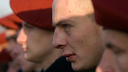 Le béret rouge fait partie de l’uniforme militaire dans plusieurs armées du monde. (REUTERS/Vasily Fedosenko)