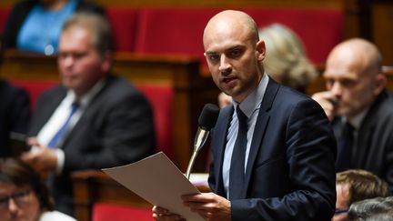 Jean-Noël Barrot, député MoDem des Yvelines et vice-président de la commission des Finances, le 3 octobre 2017, à l’Assemblée nationale. (CHRISTOPHE ARCHAMBAULT / AFP)