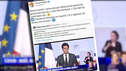 Capture écran du tweet de Florian Philippot.&nbsp; (CAPTURE ECRAN TWITTER)