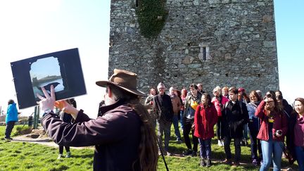 Visite sur les lieux de tournage de "Game of thrones" en Irlande du Nord, le 10 avril 2019. (BENJAMIN ILLY / FRANCE-INFO)