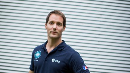 Thomas Pesquet, astronaute, au Centre spatial européen à Cologne, le 21 juin 2016 (ROLF VENNENBERND / DPA)