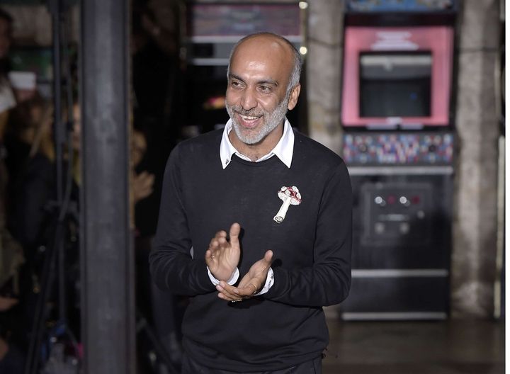 Le créateur Manish Arora, septembre 2016 à Paris
 (Giovanni Giannoni/WWD/REX/Shutterstock (6035002ar) )