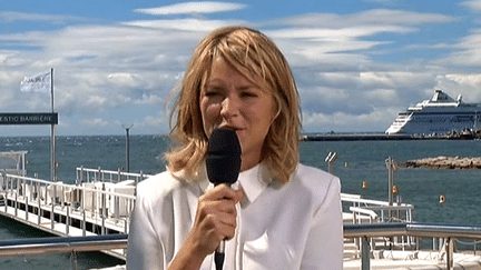 Virginie Efira en direct de Cannes pour parler de son dernier film "Victoria" 
 (France2/Culturebox)