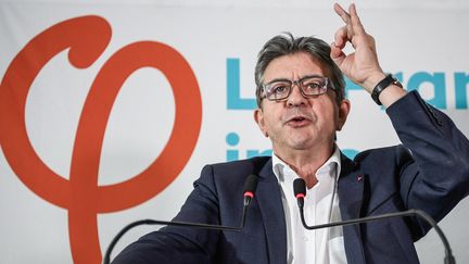 Le député Jean-Luc Mélenchon, le 19 octobre 2018 à Paris. (ERIC FEFERBERG / AFP)