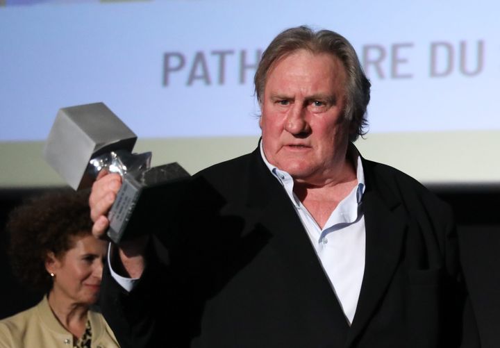 Gérard Depardieu, à Nice (Alpes-Maritimes), le 2 novembre 2021.&nbsp; (BOTELLA SEBASTIEN / MAXPPP)