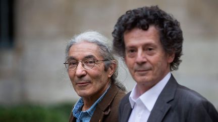 &nbsp; (Boualem Sansal et Hédi Kaddour, les deux lauréats du Grand Prix du roman de l'Académie française © MaxPPP)