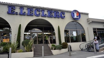 Un magasin E.Leclerc à&nbsp;Grasse (Alpes-Maritimes), le 3 septembre 2016. (SERGE ATTAL / AFP)