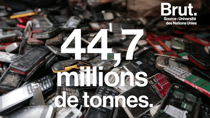 brut : déchets électroniques