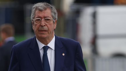 Patrick Balkany, maire de Levallois-Perret (Hauts-de-Seine), arrive au tribunal de Paris, le 20 mai 2019. (MEHDI TAAMALLAH / NURPHOTO / AFP)