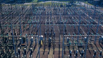 Un site électrique de RTE à Saint-Avold (Moselle), le 29 septembre 2022. (THIERRY GRUN / ONLY FRANCE / AFP)