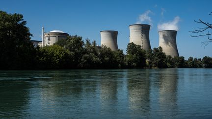 La centrale nucléaire de Bugey dans l'Ain, Le 06/08/2022. (NICOLAS LIPONNE / HANS LUCAS)