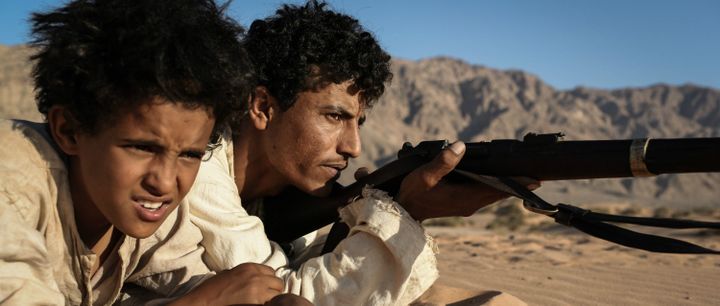  Jacir Eid et Hassan Mutlag dans "Theeb" de Naji Abu Nowar
 (Laith Al-Majali)