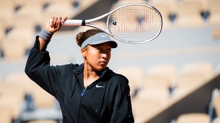 Naomi Osaka lors de son premier match à Roland-Garros 2021, le 30 mai. (ROB PRANGE / SPAIN DPPI)