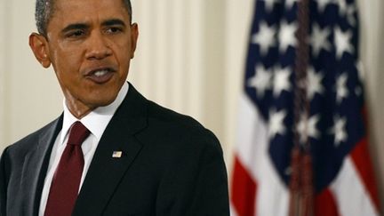 Le président américain Barack Obama lors de sa première conférence de presse après le scrutin de mi-mandat (03/11/2010) (AFP/Jewel Samad)