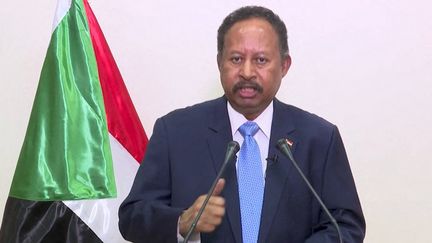 Le Premier ministre soudanais, Abdalla Hamdok, le 2 janvier 2022 à Khartoum (Soudan). (STRINGER / ANADOLU AGENCY / AFP)