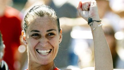 La joie de Flavia Pennetta