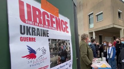 Guerre en Ukraine : des collégiens français solidaires envers les Ukrainiens