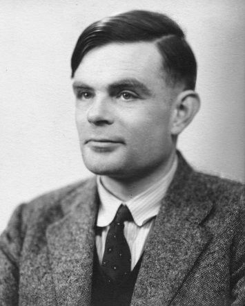 Alan Turing en 1951, trois ans avant sa mort
 (wikimedia commons)