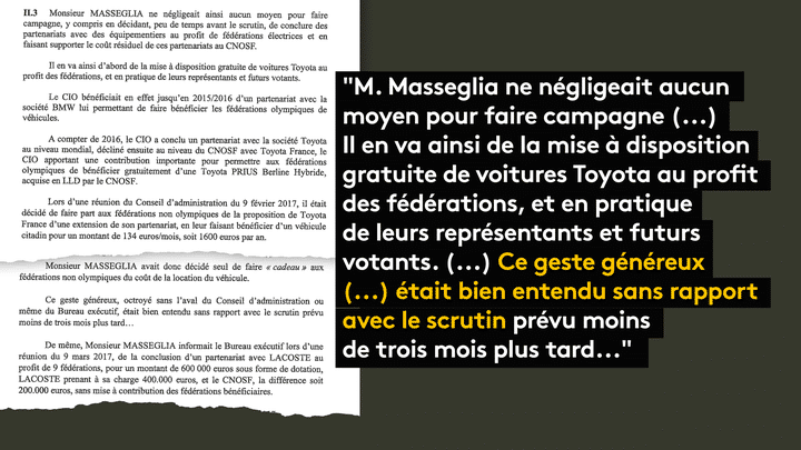 Extrait de la demande d'assignation déposée par Isabelle Lamour. (FRANCEINFO / RADIO FRANCE)